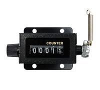 Bale Counter, Number Counter 5 Digit Reliable Durable Counting with Reset Function, Glass Mirror Design for Machine, Printing, and Industry, Pull Ratio 1/1