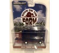Bale Throw Wagon Down on the Farm 1:64 Scale Greenlight 48020F