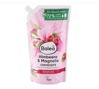 Balea Cream Soap Raspberry & Magnolia Liquid Soap Refill 850 ml - Mild Hand Soap Refill, Fruity Care Soap for Hands, Liquid Hand Wash Soap Dispenser Refill Pack Nourishing & Mild