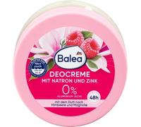 Balea Deodorant Cream with Baking Soda | 48h Protection | 0% Aluminium & Alcohol | Raspberry & Magnolia Scent | 50 ml
