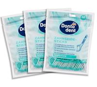 Balea Dontodent Sensitive Dental Floss Sticks Pack of 3 x 40 (120 Pieces)