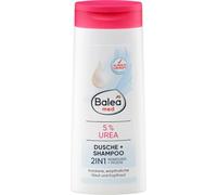 Balea med 2-in-1 Shower & Shampoo, 5% Urea, with Allantoin and Provitamin B5, Soap-Free, Vegan, 300 ml