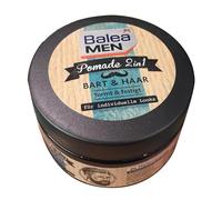 Balea Men Beard and Hair Pomade 2in1 for Individual Looks Vegan 100ml