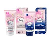 Balea Set of 2 Skin Care: Rich Night Cream Intensive Moisture with Almond Oil (50 ml) + Rich Day Cream Intensive Moisture with Almond Oil (50 ml) SPF 15, 100 ml