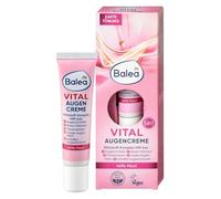 Balea VITAL Anti-Fatigue Eye-Cream 5in1 - Helps Reduces Lines, Wrinkles, Puffiness & Shadows (15ml) - For Mature Skin Ages 40 to 60+ (Not tested on Animals).