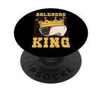 Baleadas King Honduran Food Lover Honduras Catracho PopSockets Adhesive PopGrip