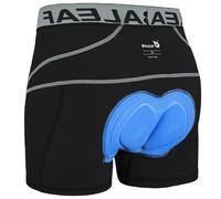 baleaf Cycling Shorts Mens Padded Undershorts Bike Short Mountain MTB Liner Riding Breathable Bicycle Underwear Grey M