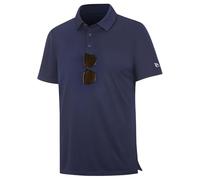 baleaf Men's Golf Polo Shirt Quick Dry Short Sleeve Mesh Polo T-Shirts UPF 50+ Sun Protection Lightweight Navy Blue XL