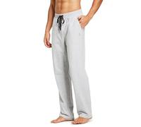 baleaf Mens Tracksuit Bottom Joggers with Pockets Running for Men Pants Cotton Sweatpants Elasticated Waisted Light Grey S