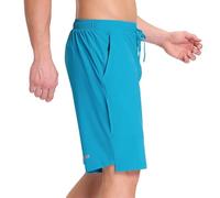 baleaf Men's Workout Running Shorts Quick-Drying Training Shorts Outdoor Zipper Pockets 9" Drawstring UPF50+ Aqua Blue XL