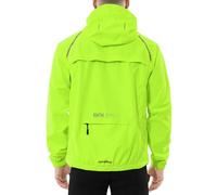baleaf Waterproof Jacket Mens Cycling Jackets Reflective Running Outdoor Rain Coats Lightweight for Men Walking Hiking Packable Fluorescent Yellow XXL