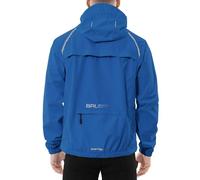 baleaf Waterproof Jacket Mens Cycling Jackets Reflective Running Outdoor Rain Coats Lightweight for Men Walking Hiking Packable Bright Navy Blue 3XL