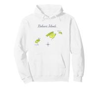 Balearic Islands Map Mallorca Ibiza Menorca Travel Pullover Hoodie