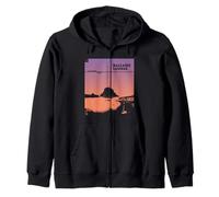 Balearic Style - Es Vedrà Ibiza Zip Hoodie
