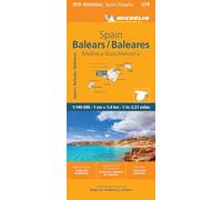 Balears - Michelin Regional Map 579: Mallorca, Ibiza, Menorca