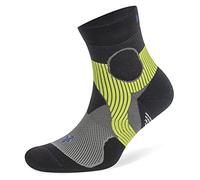 Balega Athletic Support Compression Fit Performance No Show Running Socks for Men and Women (1 Pair), Light Grey/Black, Small