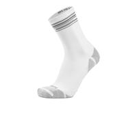Balega Men's Blister Resist Light Mini Crew Socks, White, Large