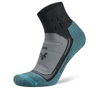 Balega Unisex Blister Resist Quarter Socks, Grey/Blue, XL UK