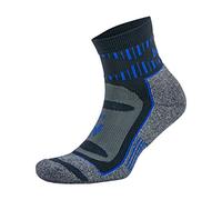 Balega Blister Resist Performance Quarter Socks, Ultimate Comfort and Moisture-Wicking Technology, Ergonomic Fit, Cushioned Design, Ideal for Running and Training - Cobalt, X-Large (UK Size 11-13)