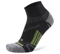 Balega Enduro Arch Support Performance Quarter Athletic Running Socks for Men and Women (1 Pair), Black, Small