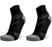 Balega Enduro Arch Support Performance Quarter Athletic Running Socks, Moisture-Wicking, Breathable, Cushioned Fit, Ideal for Runners,Perfect for Sports and Daily Wear - Black, X-Large (UK Size 11-13)