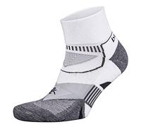 Balega Enduro V-Tech Quarter Socks - White/Grey, Medium