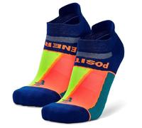 Balega Hidden Running Sock, Neon Blue, Medium (UK Shoe Size 8-10) (Pack of 2)
