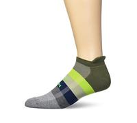 Balega Hidden Comfort Performance No Show Athletic Running Socks for Men and Women (1 Pair)-Ergonomic Fit,Cushioned,Breathable,Moisture-Wicking,Seamless Toe,Green/Grey,X-Large (UK Size 11-13)
