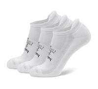 Balega Hidden Comfort Performance No Show Athletic Running Socks for Men and Women (3-Pack), White, Small