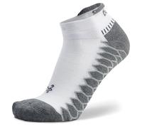 Balega Silver No Show Socks, White/Opulent Garden, L