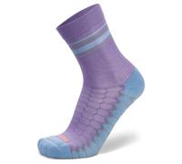 Balega Silver Mini Crew Socks, Lavender, Large (Pack of 2)