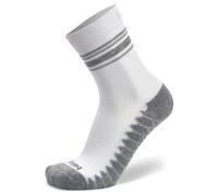 Balega Silver Mini Crew Socks, White, Medium (Pack of 2)