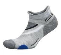 Balega Ultraglide Cushioning Performance No Show Athletic Running Socks for Men and Women (1 Pair), Mid Grey/Charcoal, Small