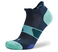 Balega Ultraglide Cushioned Performance No Show Athletic Running Socks for Men and Women (1 Pair) - Ergonomic Fit, Moisture-Wicking, Breathable, Seamless Toe, Blue, Medium (UK Size 7-9)