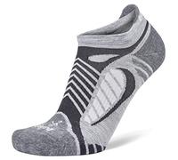 Balega Ultralight Lightweight Performance No Show Athletic Running Socks - Grey/White, M