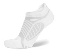 Balega Ultralight Lightweight Performance No Show Athletic Running Socks for Men and Women (1 Pair), White/Space Gray, Large