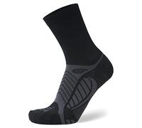 Balega Ultralight Lightweight Performance Crew Athletic Running Socks for Men and Women (1 Pair), Black, X-Large