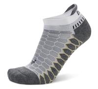 Balega Unisex Silver no show socks, White/Grey, XL UK