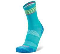 Balega Womens Blister Resist Light Mini Crew Socks, Blue/Lime, S EU
