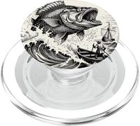 Baleine Clash on the Black Sea PopSockets PopGrip for MagSafe