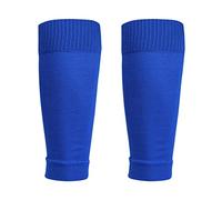 Balems Unisex Leg Sleeves Calf Guards Socks Football Shin Guards Sleeves Socks Tights Leg Warmer for Running, Cycling, Soccer, Golf, Tennis, Suitable for Calf Circumference 35-43CM Blue