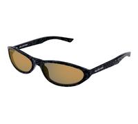 Balenciaga BB0007S 010 Unisex Sunglasses Acetate Black Round