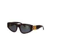 Balenciaga BB0095S 002 Havana/Green Sunglasses