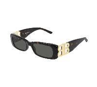 Dynasty Rectangle Sunglasses - female - Balenciaga - Sunglasses - Brown - 51 MM - Accessories 51 MM