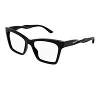 Balenciaga BB0210O 001 Woman Optical frames Acetate Black Cat Eye