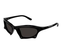 Balenciaga BB0229S 001 Unisex Sunglasses Plastic Black Grey Wraparound Normal