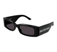 Balenciaga BB0260S 001 Woman Sunglasses Acetate Black Grey Geometric