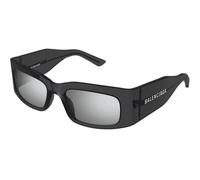 Balenciaga BB0328S 003 Unisex Sunglasses Acetate Grey Silver Squared