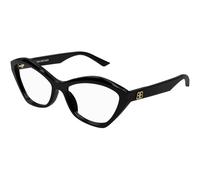 Balenciaga BB0341O 001 Woman Optical frames Acetate Black Transparent Cat Eye