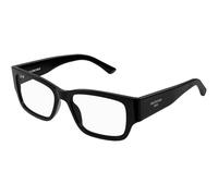 Balenciaga BB0371O 001 Man Optical frames Acetate Black Transparent Squared